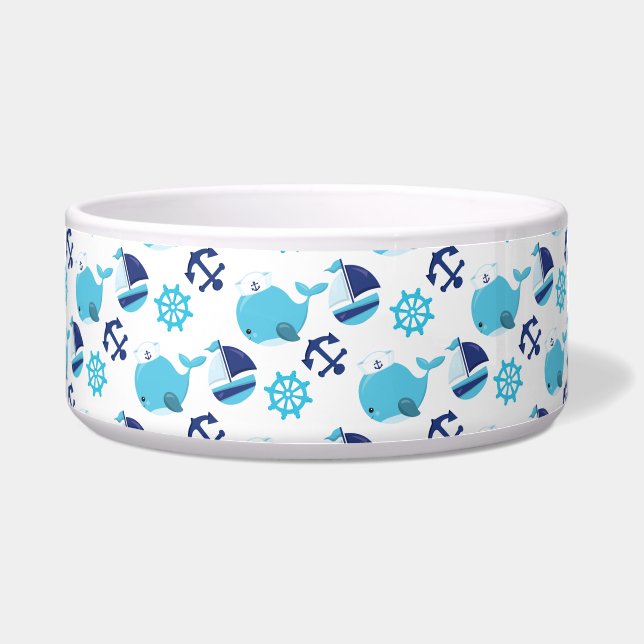 Walmuster, Niedliche Wale, Blauwale Napf (Vorderseite)