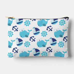 Walmuster, Niedliche Wale, Blauwale Zubehörtasche