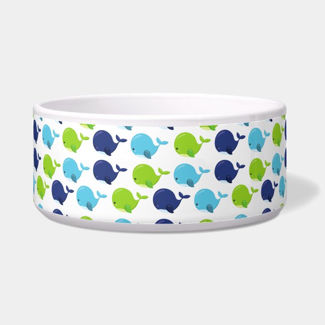 Walmuster, Niedliche Wale, Meerestiere Napf (Vorderseite)