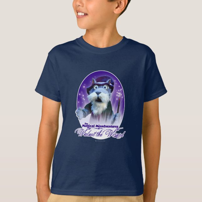 Walnuss der Zauberer scherzt T - Shirt (Vorderseite)