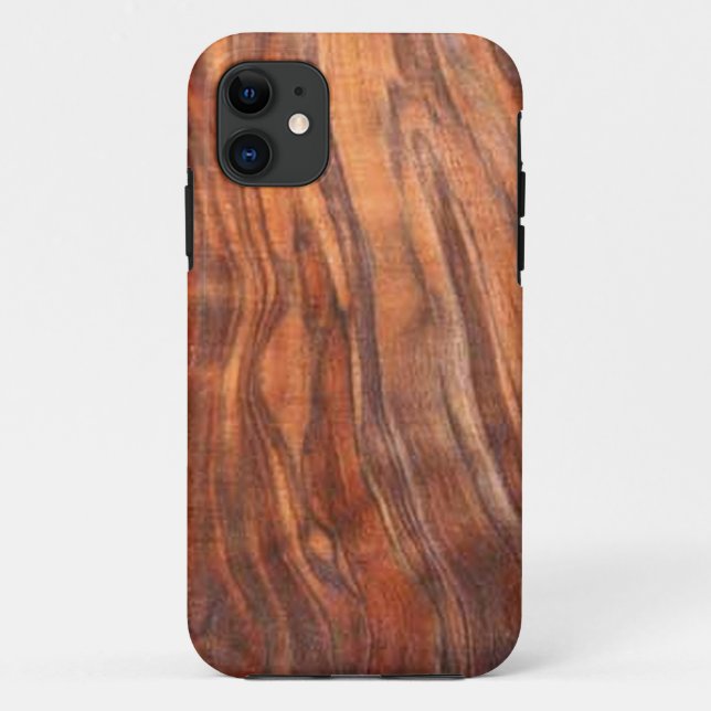 Walnuss (hölzernes Korn) iPhone 5 Case-Mate-Fall Case-Mate iPhone Hülle (Rückseite)