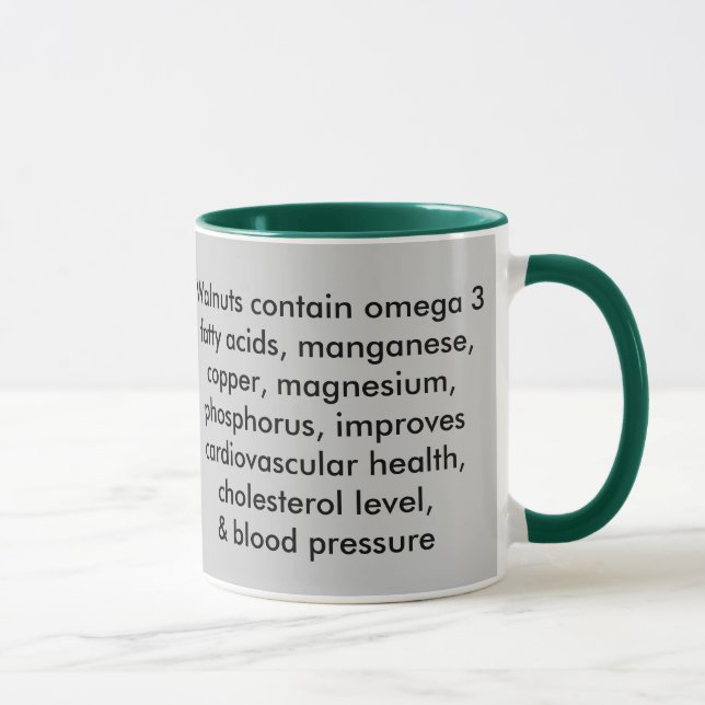 Walnuss-Tasse Tasse (Rechts)