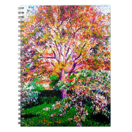 Walnuss- und Apfelbäume in Bloom Camille Pissarro Notizblock