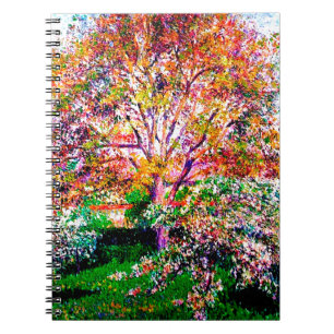 Walnuss- und Apfelbäume in Bloom Camille Pissarro Notizblock