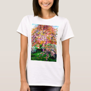 Walnuss- und Apfelbäume in Bloom Camille Pissarro T-Shirt