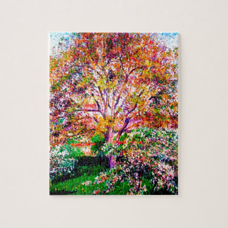Walnuss- und Apfelbäume in Blüte Camille Pissarro Puzzle
