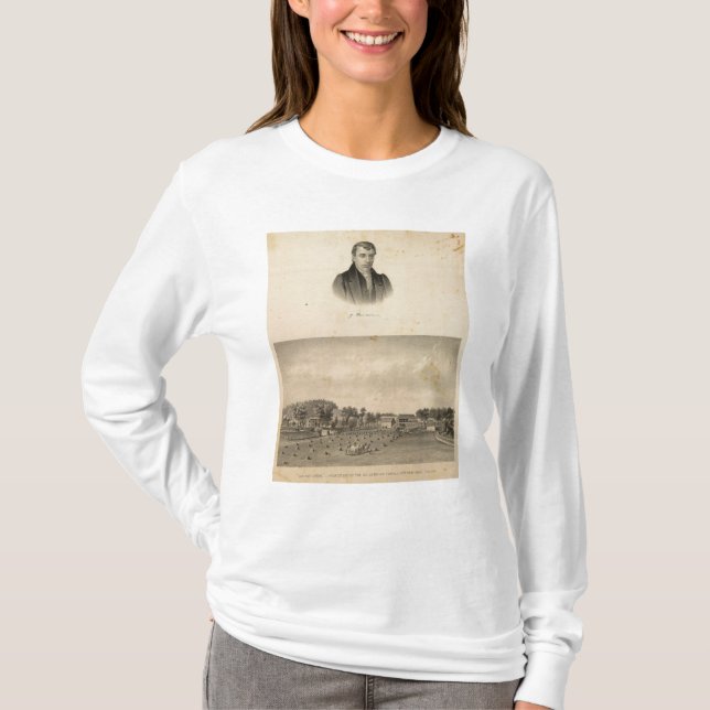 Walnuss-Waldung, Rockbridge County T-Shirt (Vorderseite)