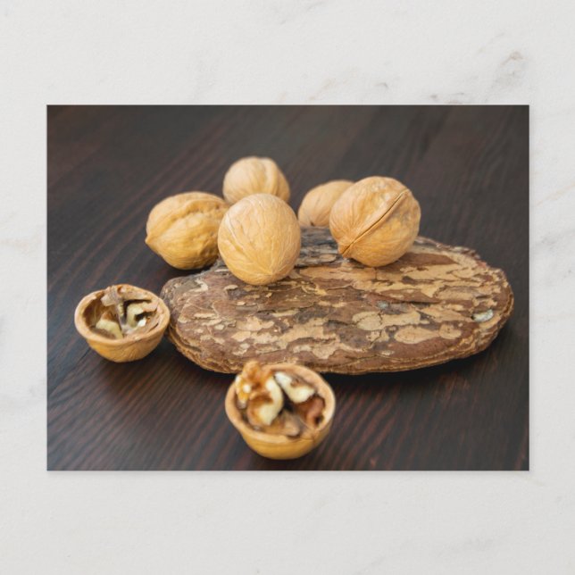 Walnüsse-Postkarte Postkarte (Vorderseite)