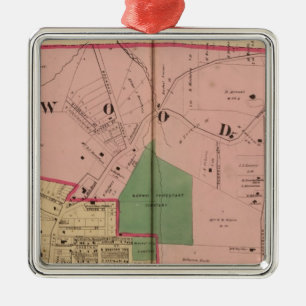 Walnusshügel, Ohio Silbernes Ornament