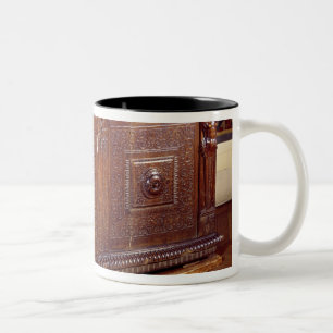 WalnussSideboard, Lyonnais Schule Zweifarbige Tasse