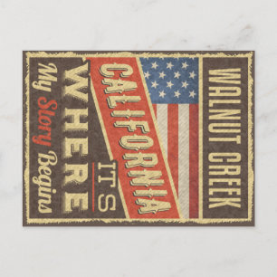 Walnut Creek California Postkarte