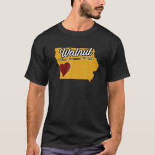WALNUT IOWA IA USA Hübsche Souvenir-Werbung US-S T-Shirt