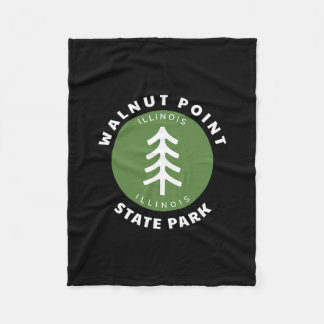 Walnut Point State Park Illinois Il Wald Baum Dg Fleecedecke