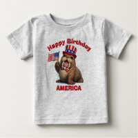 Walross (5z) Patriotisches Kinder T-Shirt