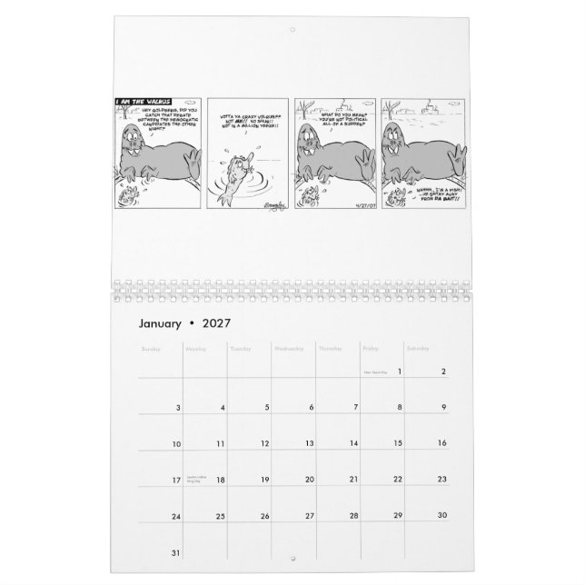 Walroß KALENDER! Kalender (Jan 2027)