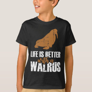 WalroßtierZooliebhabermorse-Seegeschenk T-Shirt