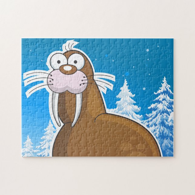 Walrus Cartoon Puzzle (Horizontal)