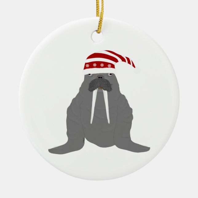 Walrus Christmas Ornament (Vorne)