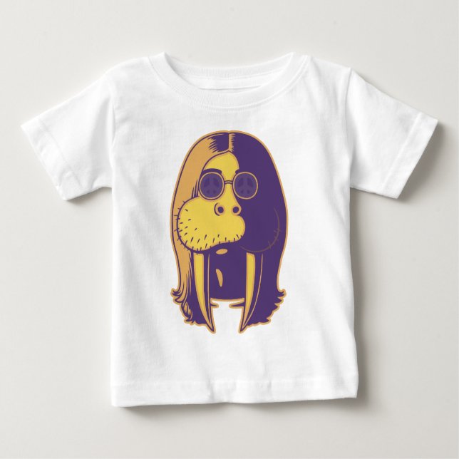 Walrus Man Baby T-shirt (Vorderseite)