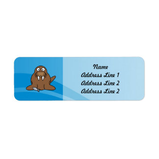 Walrus mit Wasserhintergrund