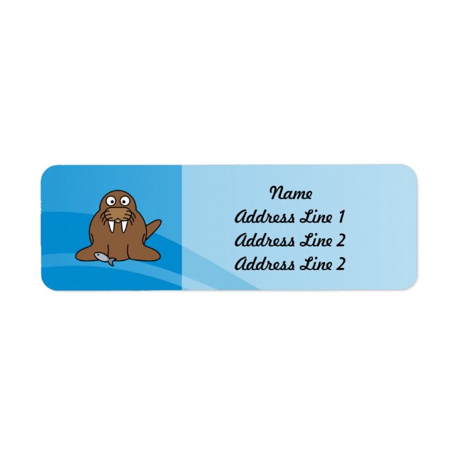 Walrus mit Wasserhintergrund (Vorne)