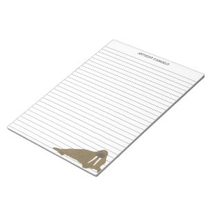 Walrus Personalisiert Lined Writing Paper Notizblock