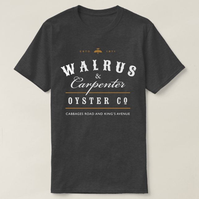 Walrus und Carpenter  T-Shirt (Design vorne)