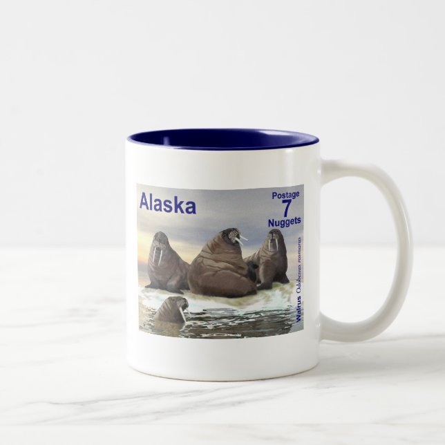 Walrus - Vier Brüder Zweifarbige Tasse (Rechts)