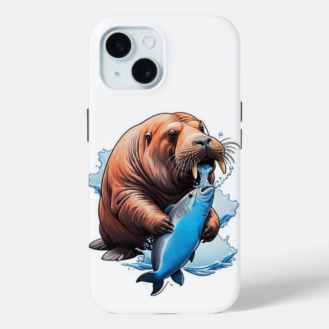 Walrusfischerei im iPhone-Fall Case-Mate iPhone Hülle (Rückseite)