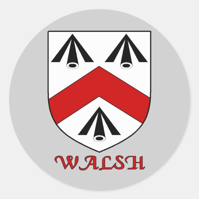 Walsh Falimy Shield Aufkleber (Vorderseite)