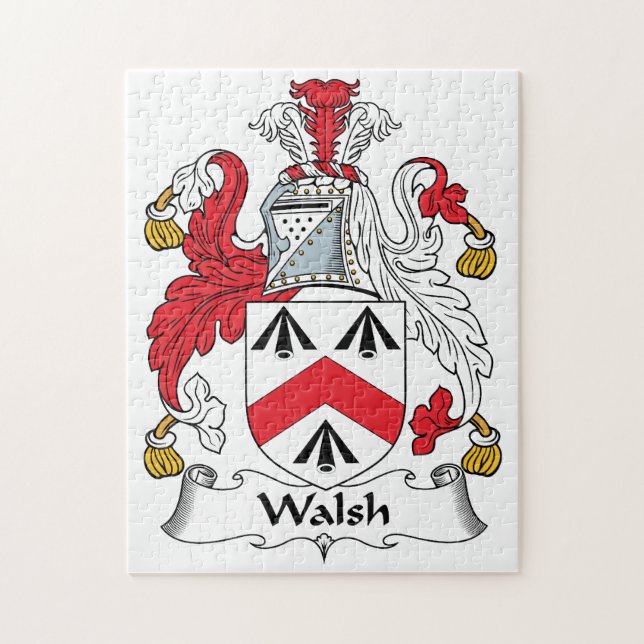 Walsh Familienwappen Puzzle (Vertikal)