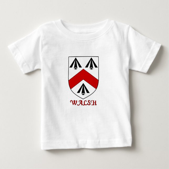 Walsh Family Shield Baby T-shirt (Vorderseite)