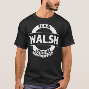 WALSH Geschenk Funny Familienname Bäume Geburtstag T-Shirt
