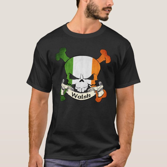 Walsh Irish Skull T-Shirt (Vorderseite)