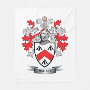 Walsh Wappen Fleecedecke