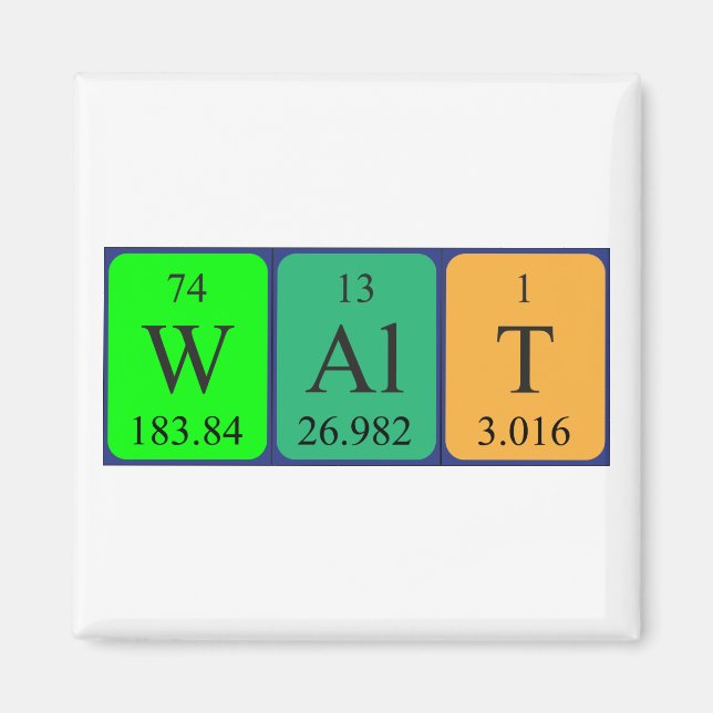 Walt Periodenmagnet Magnet (Vorne)