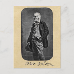 Walt Whitman Age 41 Portrait Postkarte