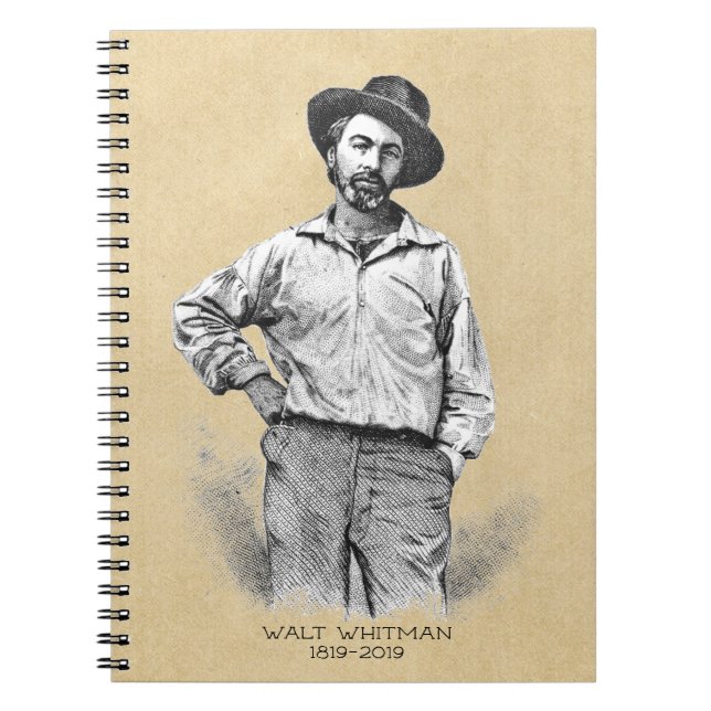 Walt Whitman Bicentennial Birthday Notizblock (Vorderseite)