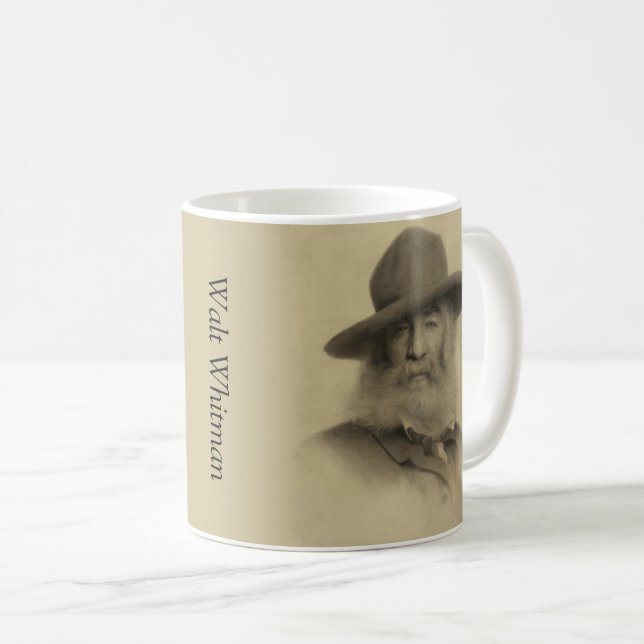 Walt Whitman der gute graue Dichter Kaffeetasse (VorderseiteRechts)