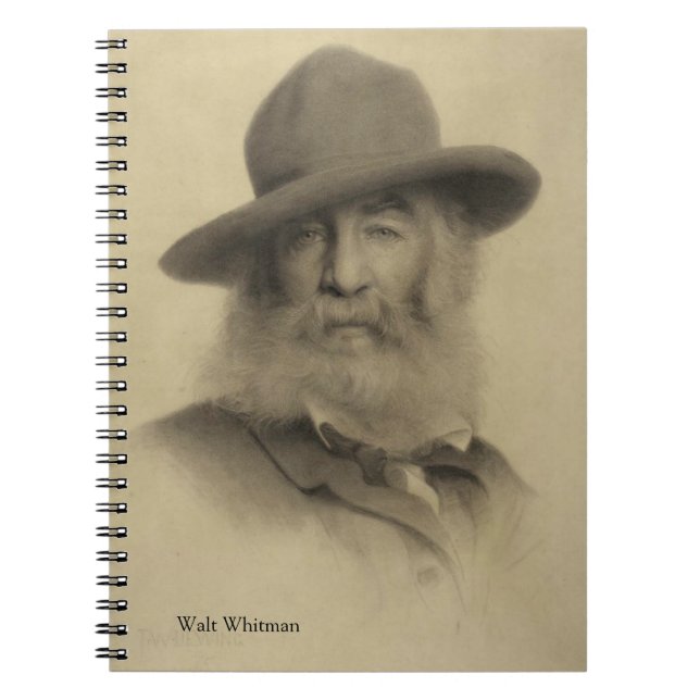 Walt Whitman - Der gute graue Dichter Notizblock (Vorderseite)