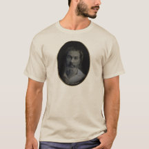Walt Whitman Hand-Tönte Porträt 1854 ab