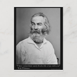 Walt Whitman Joy Mit Dir Liebeszitat Tassen Shirts Postkarte