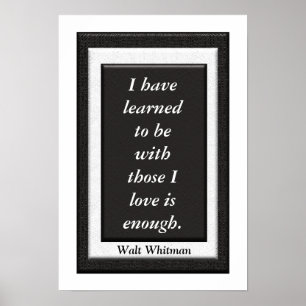 Walt Whitman - Kunstposter Poster