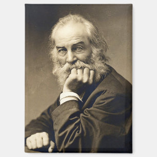 Walt Whitman portrait (1869) Magnet
