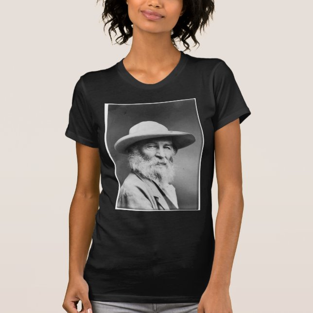 Walt Whitman-Porträt alias. Das Quäker-Foto T-Shirt (Vorderseite)