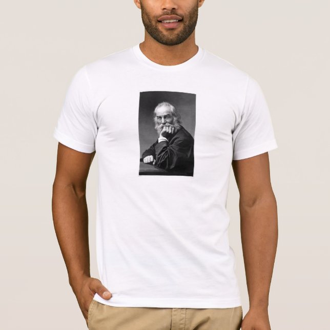 Walt Whitman-Porträt in Washington, DC T-Shirt (Vorderseite)