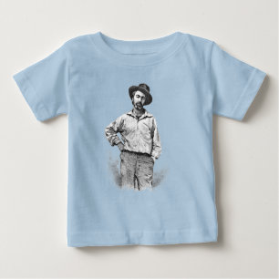 Walt Whitman-Porträt-Kinder Baby T-shirt