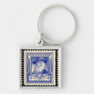 Walt Whitman U.S. Gedenkfeier Postage Briefmarke Schlüsselanhänger