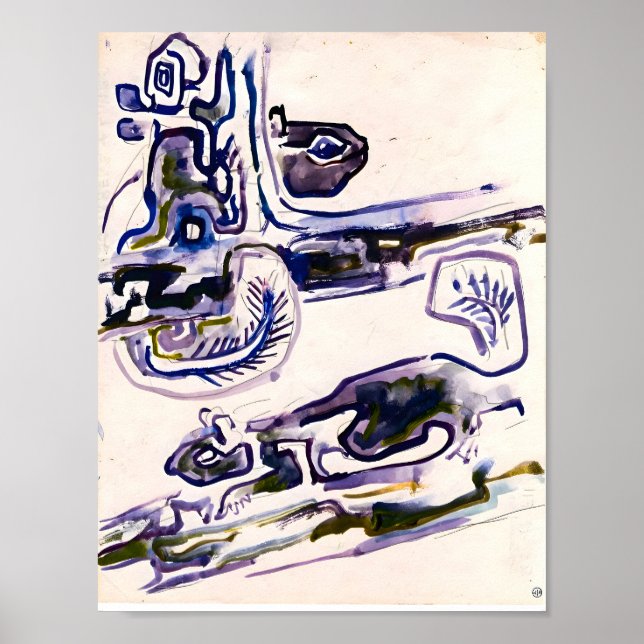 Walter Anderson Kunststil Poster (Vorne)