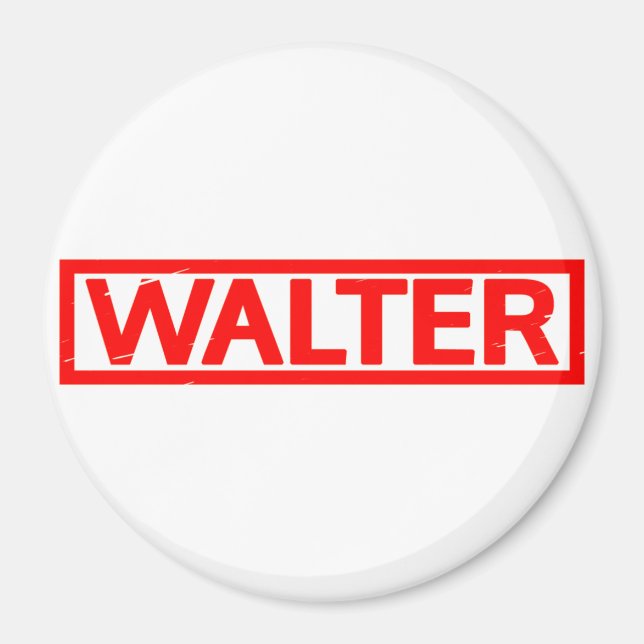 Walter Briefmarke Magnet (Vorne)